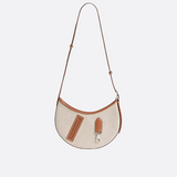 P’TIT ARÇON BAG IN CANVAS & LEATHER HERMÈS