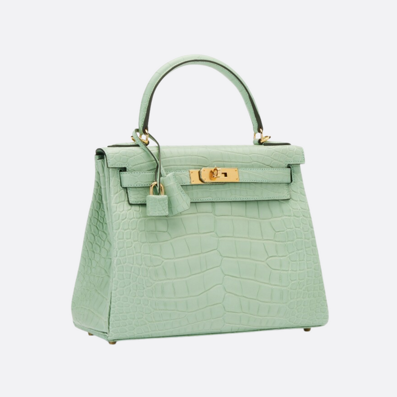 HERMÈS KELLY 28 VERT D’EAU ALLIGATOR – LIMITED EDITION