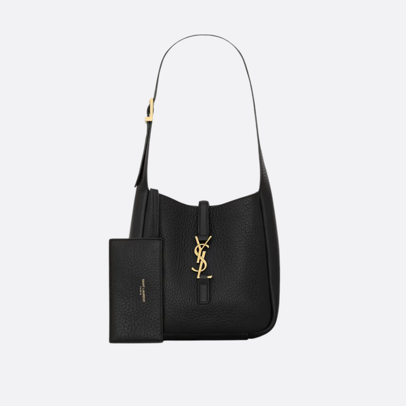 SAINT LAURENT – BABY LE 5 À 7 SOFT BAG IN GRAINED LEATHER