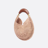 CHLOÉ HOT SUMMER BANANA BAGS IN RAFFIA