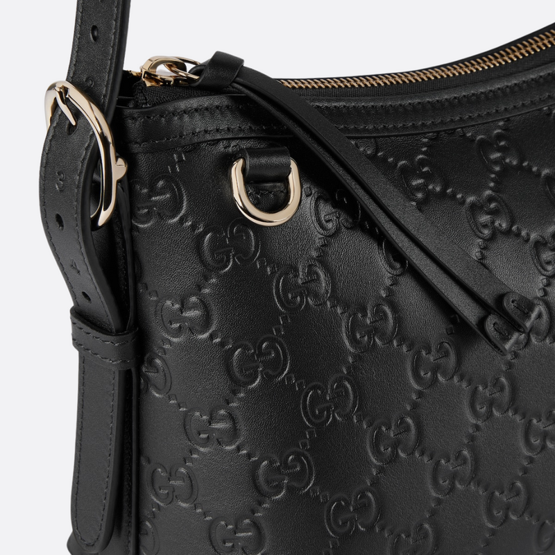 MEDIUM GG EMBLEM SHOULDER BAG GUCCI