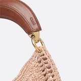 CHLOÉ HOT SUMMER BANANA BAGS IN RAFFIA