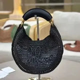 CHLOÉ HOT SUMMER BANANA BAGS IN RAFFIA