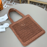 CHLOÉ SUMMER BANANA BAG IN RAFFIA