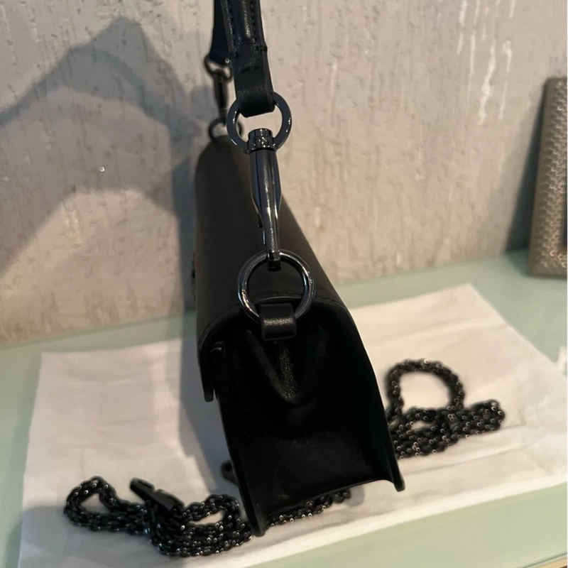 VALENTINO GARAVANI LOCÒ SMALL SHOULDER BAG WITH JEWEL LOGO