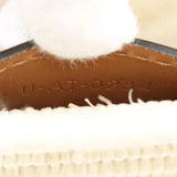 CELINE CLASSIC SMALL BASKET WITH WOVEN TRIOMPHE IN RAFFIA AND CALFSKIN