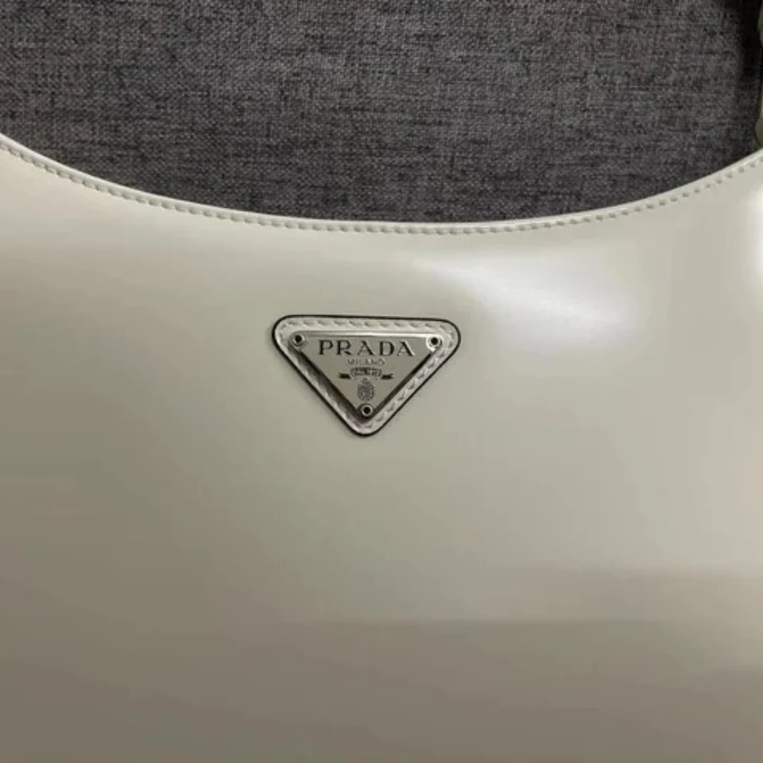 PRADA CLEO SHOULDER BAG IN BRUSHED LEATHER